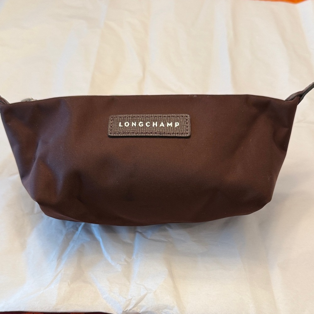 Longchamp Dark Brown pouch